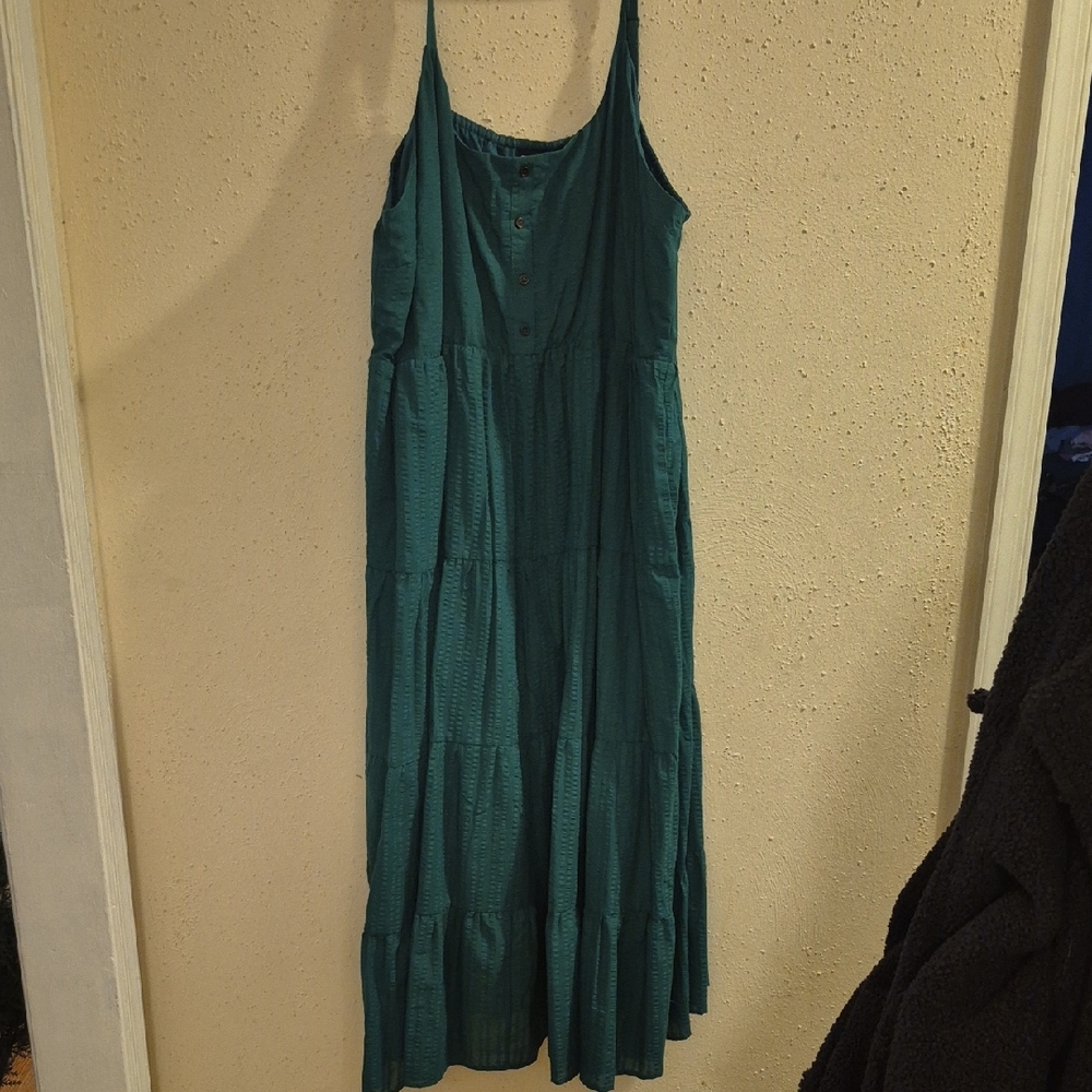 Torrid Green Maxi Dress